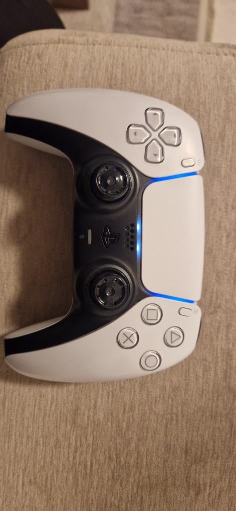 PS5 DualSense Controller Wit – Werkt goed (R2 knop defect), Ophalen of Verzenden, Zo goed als nieuw