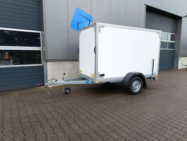 Twins Gesloten enkelasser aanhanger, voorraad!, Auto diversen, Aanhangers en Bagagewagens, Nieuw