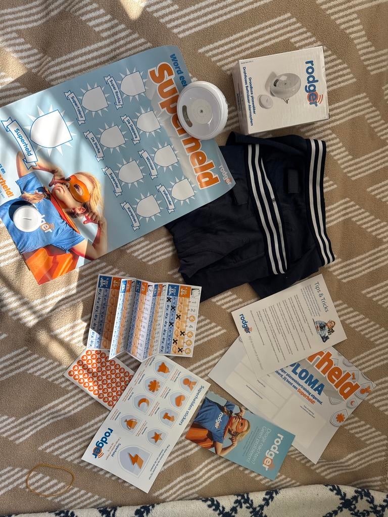 Rodger plaswekker draadloos bedplassysteem, Ophalen of Verzenden, Zo goed als nieuw