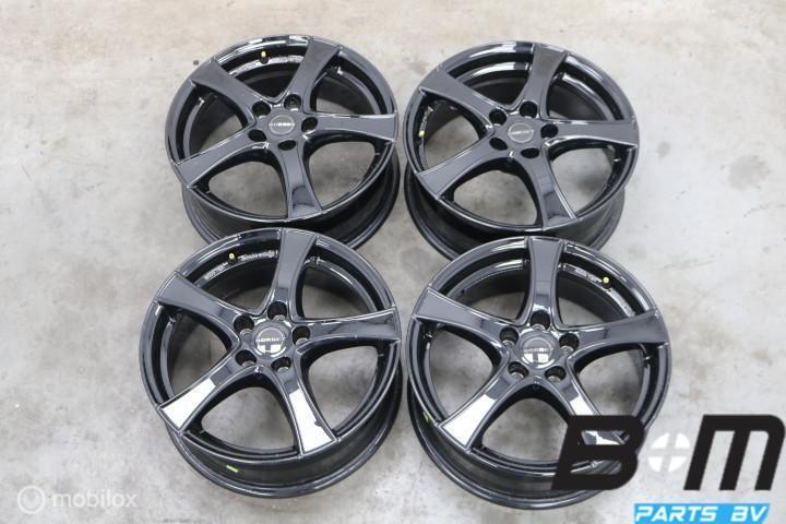 17 inch Borbet velgen VW Passat B8 B9 - VW T-Roc! 482657, Gebruikt, Velg(en), 17 inch, Personenwagen