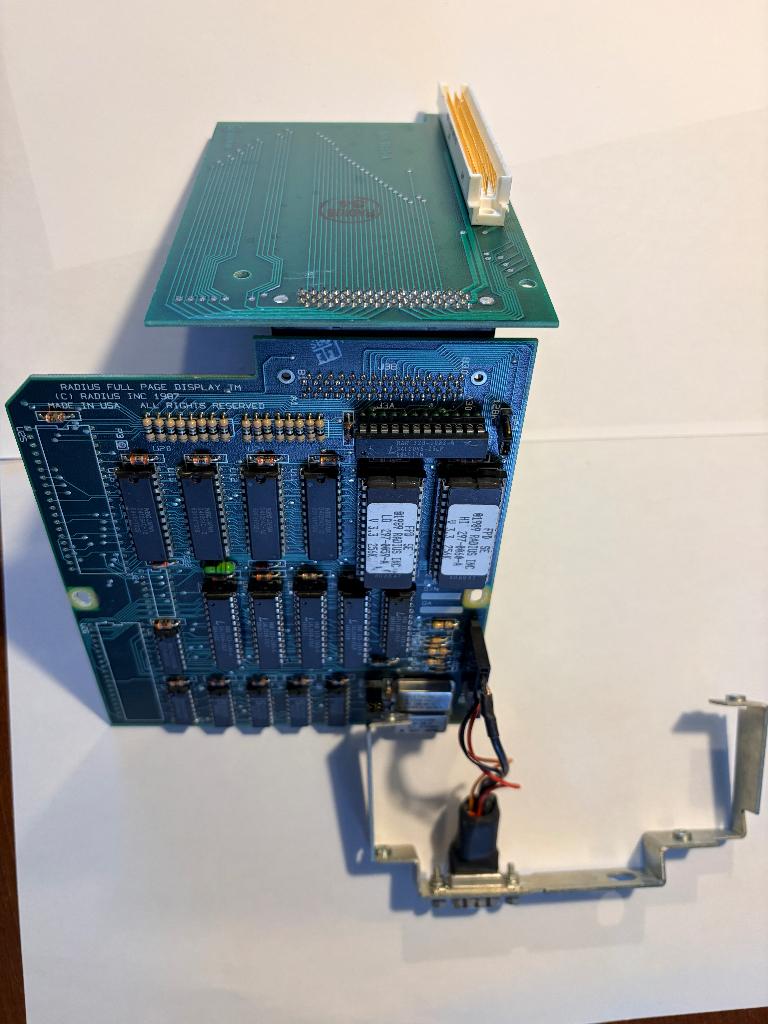 Vintage Radius Full Page DisplayVideokaart Mac. SE (1987), Computers en Software, Vintage Computers, Verzenden, Apple
