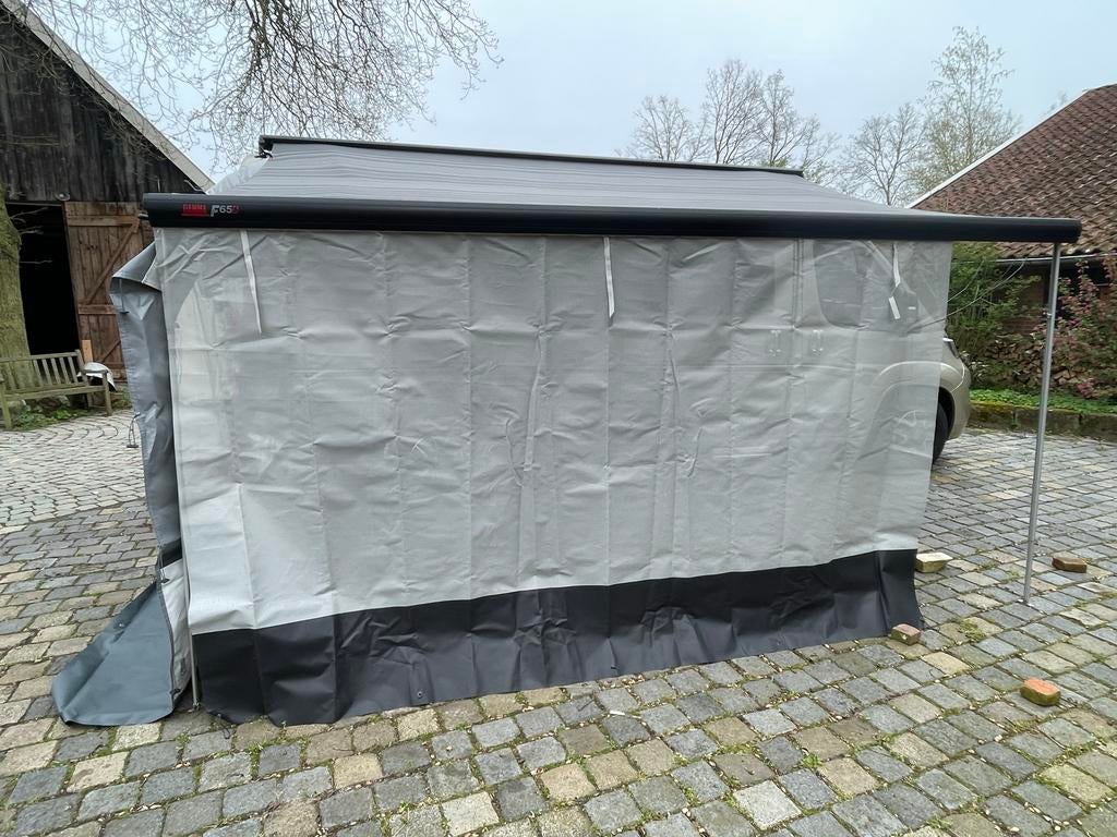 Fiamma schaduwdoek en zijwand, Caravans en Kamperen, Camper-accessoires, Ophalen, Nieuw