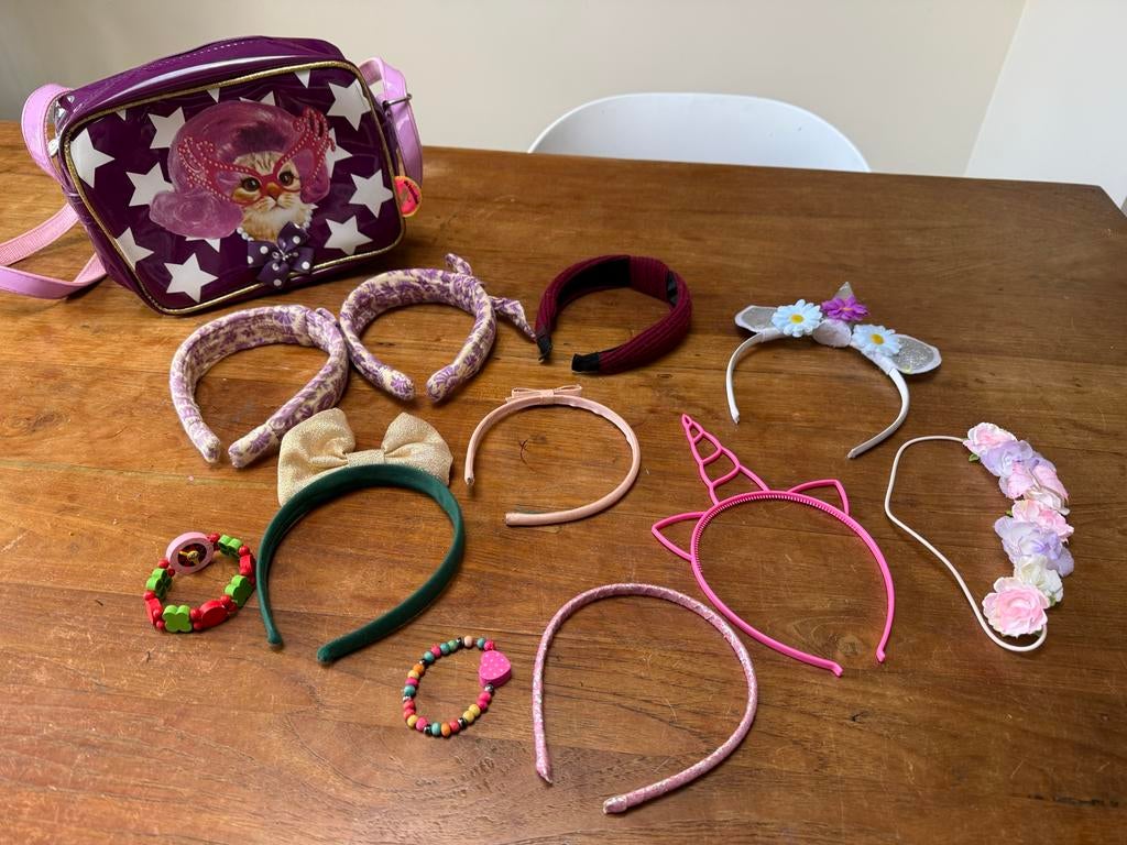 Accessoires meisje maat 110-128, Kinderen en Baby's, Kindermode-accessoires, Ophalen of Verzenden, Gebruikt