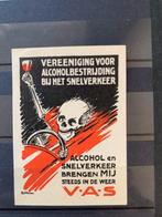 Sluitzegel anti Alcohol en Verkeer, Ophalen of Verzenden, T/m 1940, Gestempeld