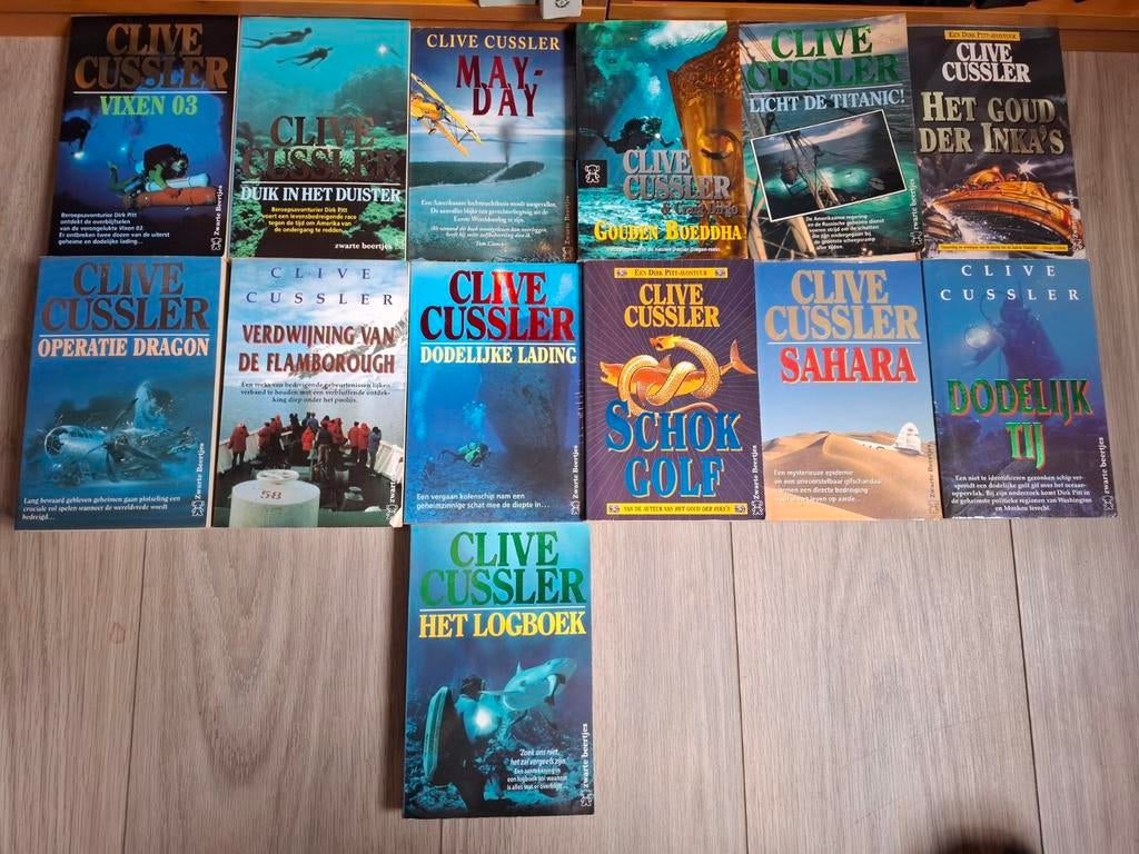 Clive Cussler boeken - €2,50 per stuk, Ophalen of Verzenden, Gelezen, Clive Cussler, Nederland