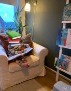 Witte ektorp stoel - fauteuils, Ophalen, Gebruikt, 75 tot 100 cm, 100 tot 125 cm