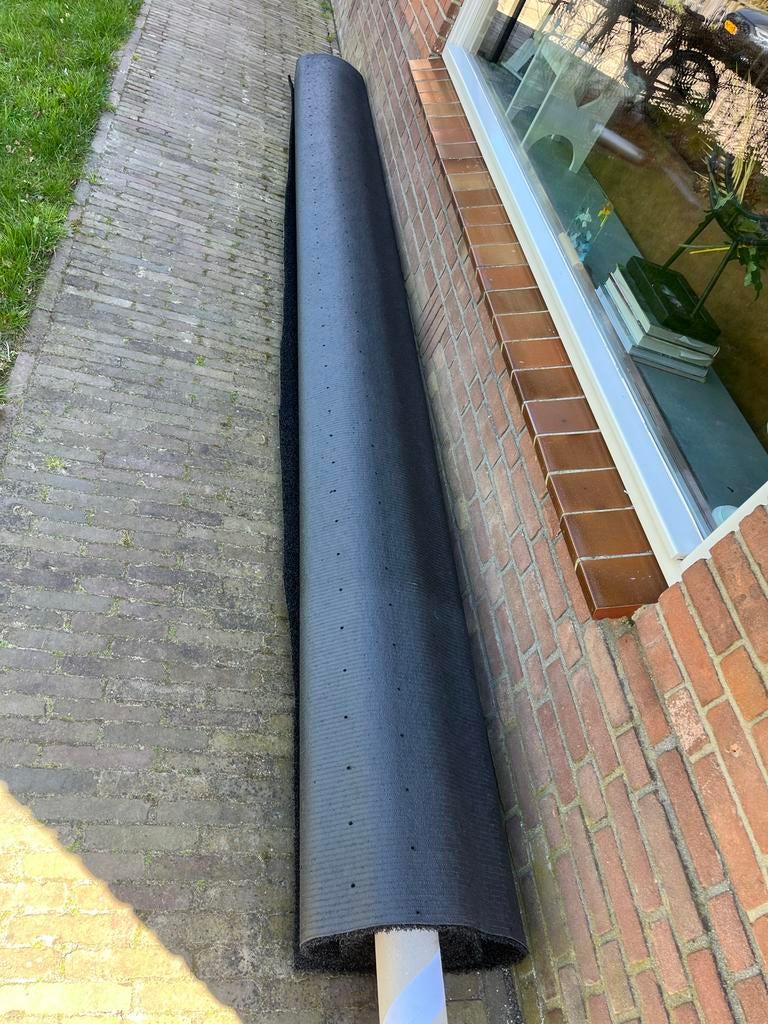 Zwart kunstgras op rol. 3x4 meter. Nieuw, Tuin en Terras, Ophalen, Nieuw, 10 tot 20 m², Kunstgras