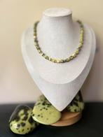 Lizardiet serpentijn beschermt hoge trilling kundalini power, Ophalen of Verzenden, Nieuw, Steen of Mineraal, Verstelbaar