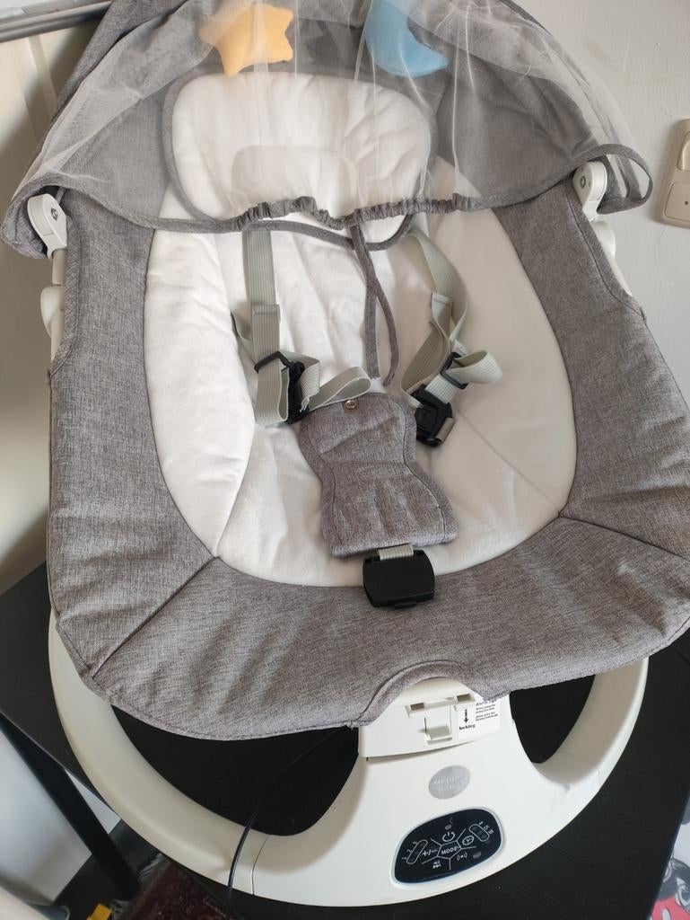 Heppiebabie Elektrische Wipstoel met Bluetooth en Swing, Overige merken, Verstelbaar, Wipstoel, Ophalen of Verzenden