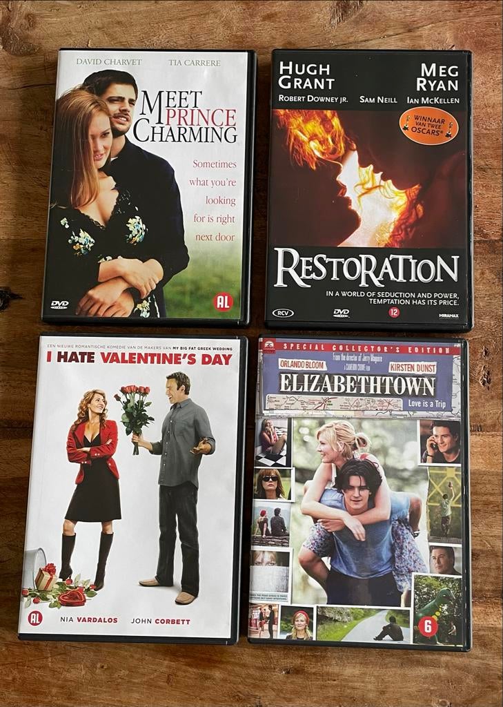 4 Romantische Komedie & Drama DVD's - Z.G.A.N., Alle leeftijden, Ophalen of Verzenden, Zo goed als nieuw, Drama