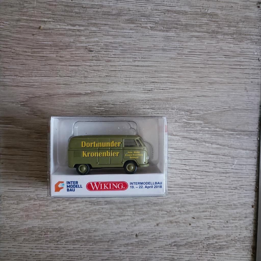 Wiking VW T1 (Typ 2) Kasten Dortmunder Kronenbier, Ophalen of Verzenden, Nieuw, Auto, Wiking