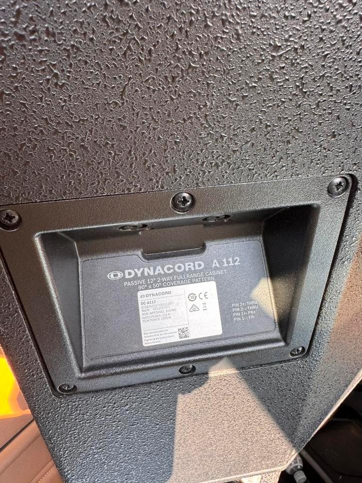 Dynacord set A112, Muziek en Instrumenten, Versterkers | Keyboard, Monitor en PA, Zo goed als nieuw, Overige typen, Ophalen
