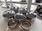 pannen gas, Ophalen, Gebruikt, Rvs, Pannenset