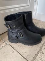 Panama Jack Zwarte lerenenkellaarsjes mt 38, Ophalen of Verzenden, Gedragen, Zwart, Lage of Enkellaarzen