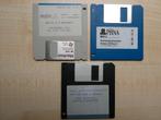 MSX diskettes (3x) met programma's, voor liefhebber, Ophalen of Verzenden