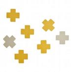 Muurstickers Wandstickers Kruis Okergeel Bibelotte, Nieuw, Ophalen of Verzenden, Wanddecoratie, Info@bibelotte.nl