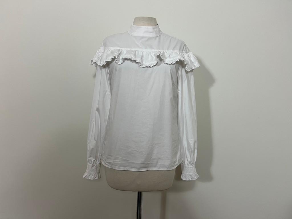 Custommade Daria Blouse Strassknoppen rug mt 36 Nieuwstaat, Custommade, Wit, Nieuw, Custommade