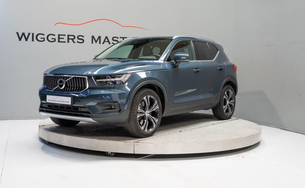 Volvo XC40 T5 Hybride Plug-in Inscription 262 PK, Leder, Har, Automaat, Huisgarantie, Met garantie (alle), Blauw