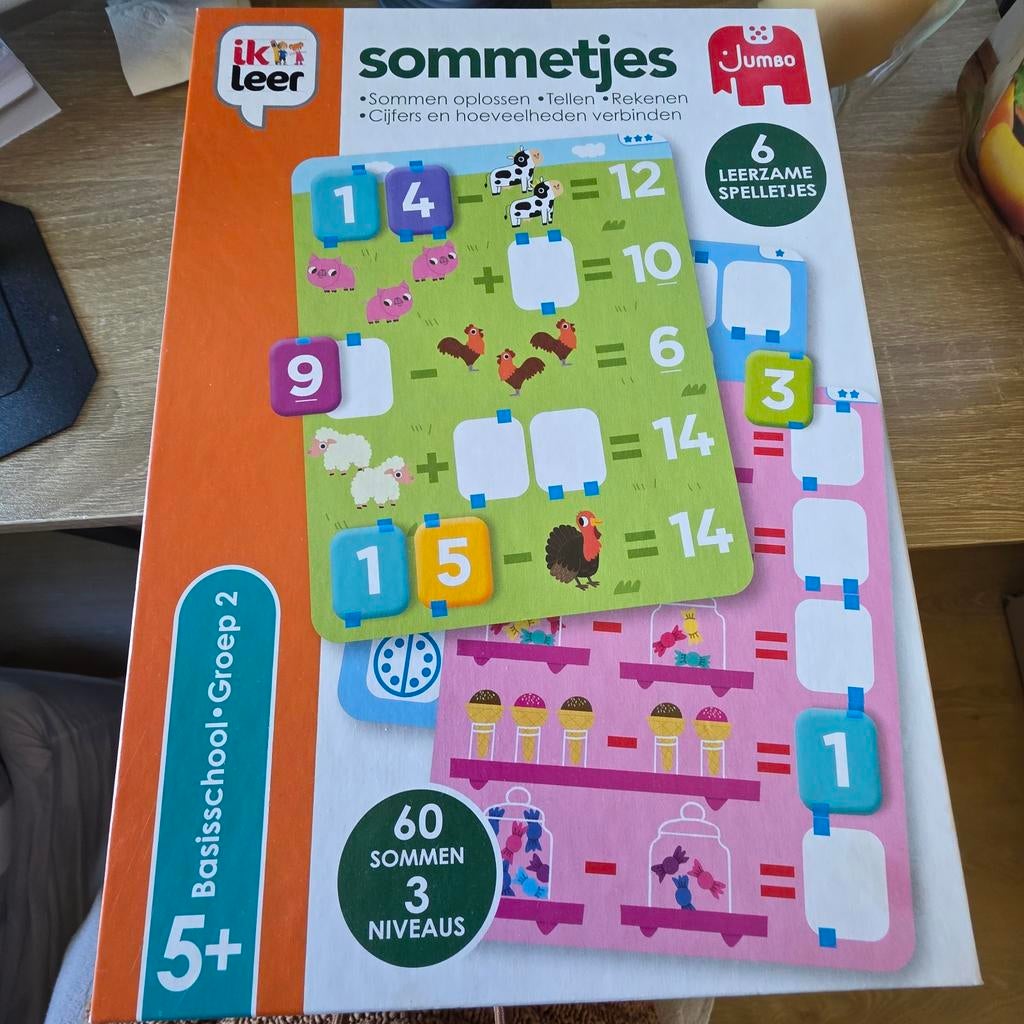 Jumbo Ik Leer Sommetjes - Basisschool Groep 2 (5+), Ophalen of Verzenden, Zo goed als nieuw, Puzzelen