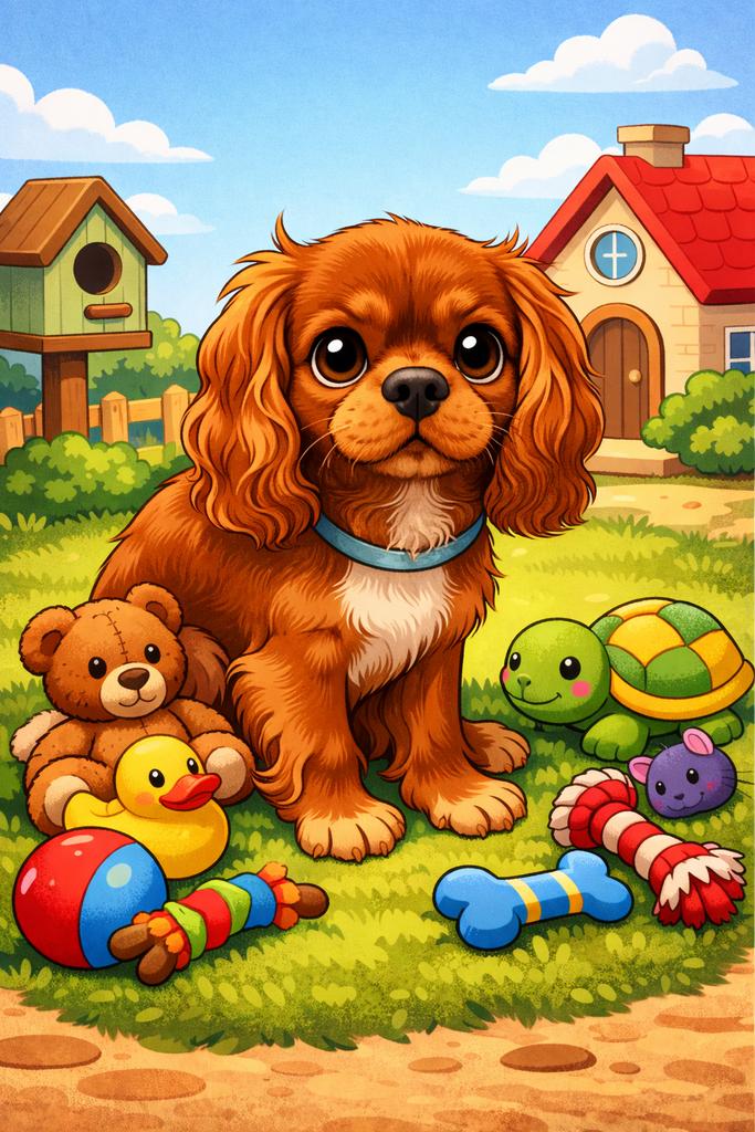 Lief nieuw gezin gezocht voor onze cavalier., Dieren en Toebehoren, 15 weken tot 1 jaar, Parvo, Eén hond, Nederland