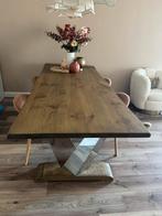 Eikenhouten eettafel tafel van Rofra Home (2.40m), Huis en Inrichting, Ophalen, Gebruikt, Eikenhout, 200 cm of meer