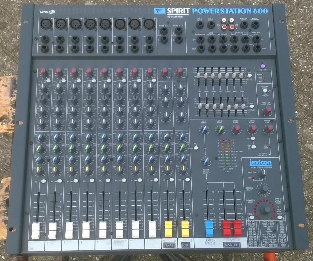 Soundcraft Powerstation 600 Lexicon, Gebruikt, Delay of Echo, Soundcraft, Ophalen of Verzenden