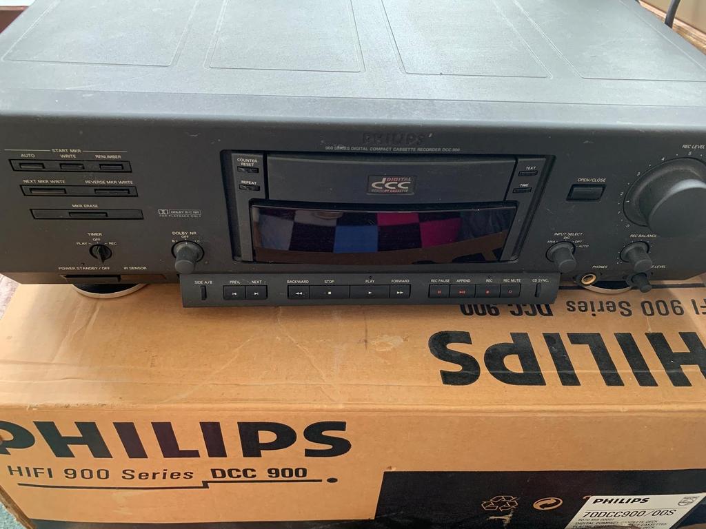 2x Philips DCC900 defect voor reparatie/onderdelen, Ophalen of Verzenden, Enkel, Philips
