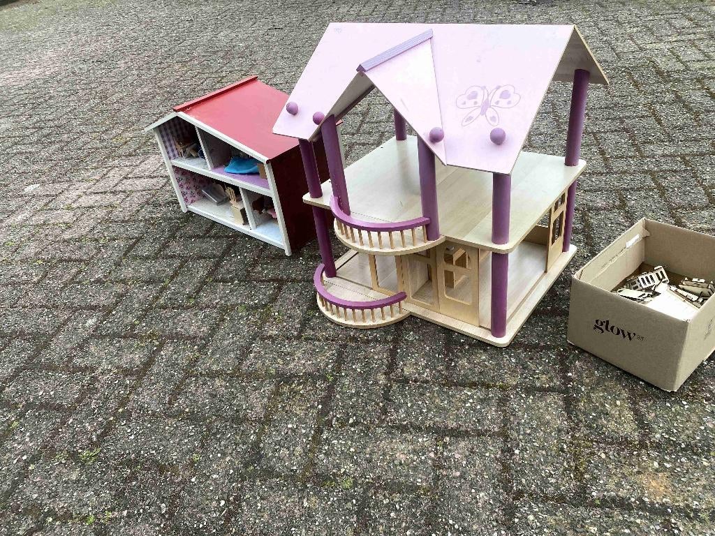 Poppenhuis, Kinderen en Baby's, Speelgoed | Poppenhuizen, Ophalen, Gebruikt, Poppenhuis