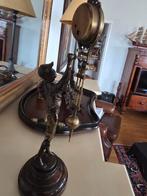 Antiek Bronzen staand  Horloge, Antiek en Kunst, Antiek | Klokken, Ophalen of Verzenden