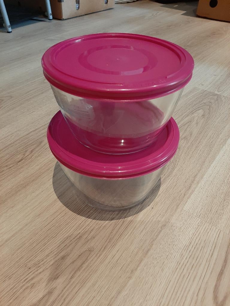 Ovenschalen Pyrex, Ophalen of Verzenden, Zo goed als nieuw, Roze, Overige merken