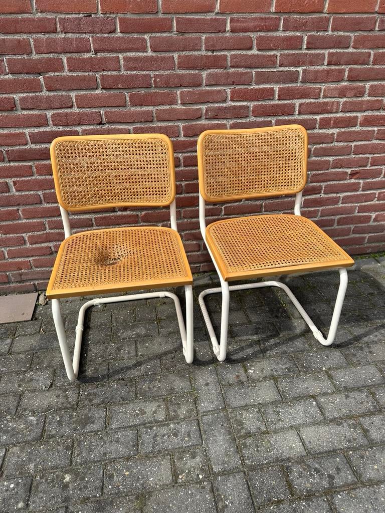 Marcel Breuer Cesca Stoelen, Ophalen of Verzenden, Zo goed als nieuw, Twee