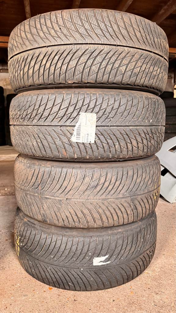 Set winterbanden Michelin Pilot Alpin 5 245 45 19, Auto-onderdelen, Banden en Velgen, 19 inch, Band(en), Gebruikt, 245 mm