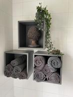 3 grijze wandkubussun EKET Ikea, Ophalen, Zo goed als nieuw