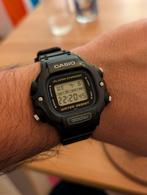 Rare Casio DW-340 Digital Diver – Vintage 300M Made in Korea, Overige merken, Staal, Met bandje, Polshorloge