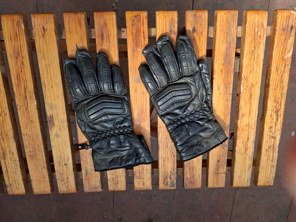Leren motorhandschoenen merk bose, Bose, Zwart, Ophalen of Verzenden, Gedragen