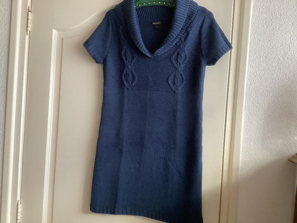 Gebreide tuniek / jurk / esmara / blauw /trui /nieuw, Blauw, Nieuw, Maat 36 (S), Esmara