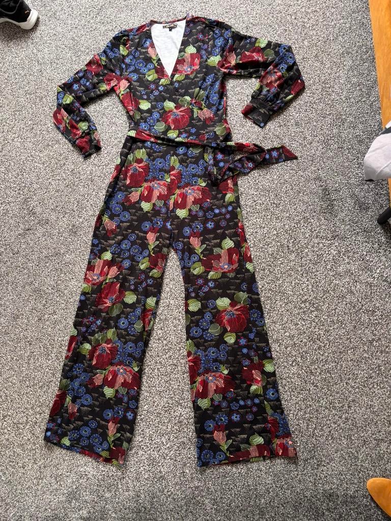 King louie jumpsuit m nieuw, Kleding | Dames, Jumpsuits, Ophalen of Verzenden, Nieuw, Maat 38/40 (M), Zwart