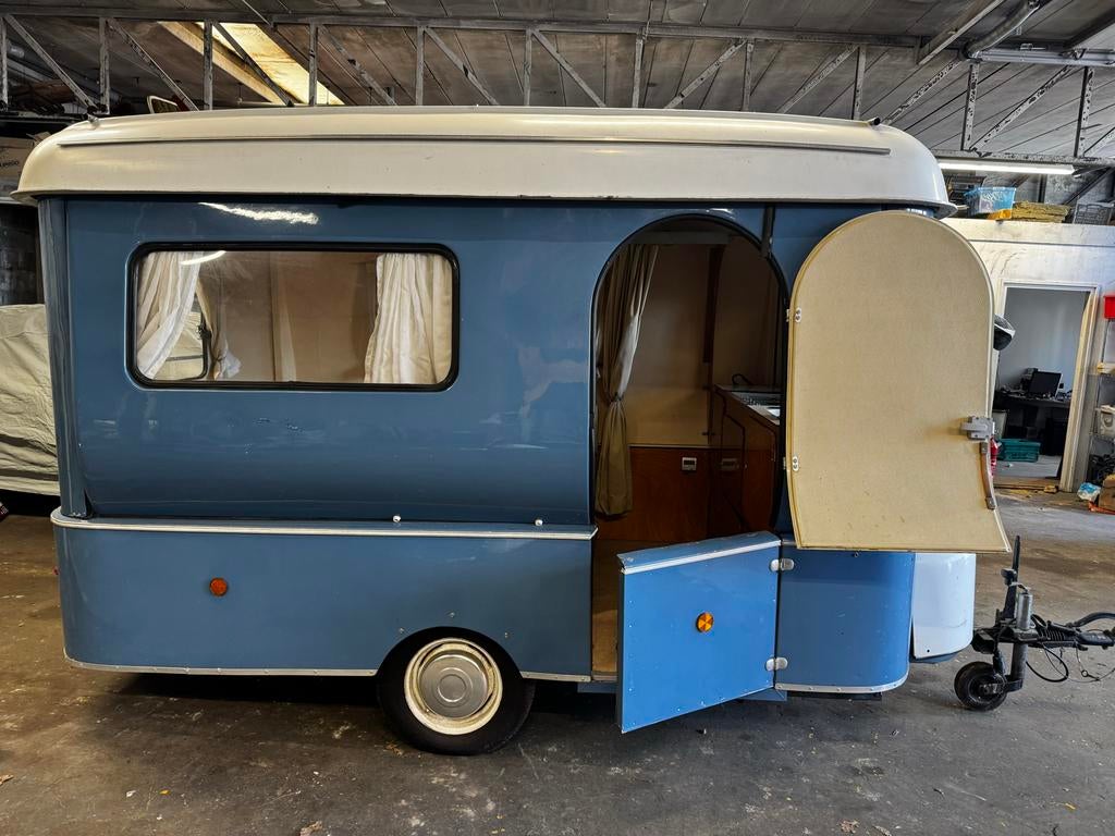 Falter FAWOBOO/plooicaravan  vouwcaravan 1968 boot, Caravans en Kamperen, Vouwwagens, Blauw, Tot en met 2, Aanwezig, X