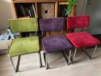 3x (zuiver) buisframe ridge rib-stoelen, Ophalen, Gebruikt, Drie, Zuiver