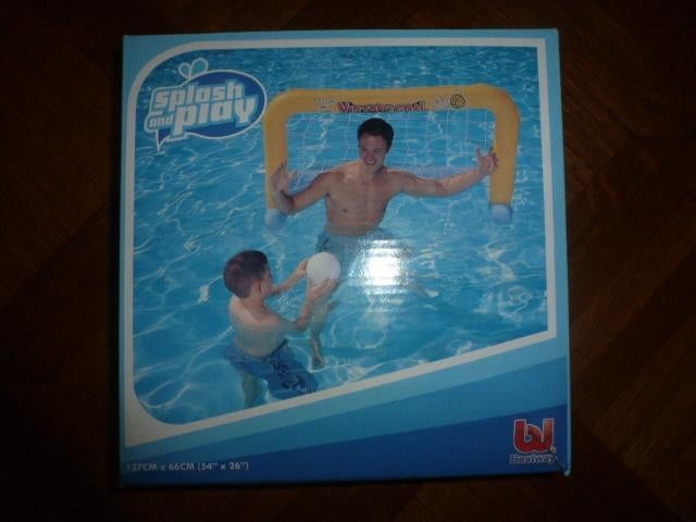 ZO GOED ALS NIEUW 1 opblaasbaar voetbal goal 137 cm x 66 cm, Ophalen of Verzenden, Zo goed als nieuw