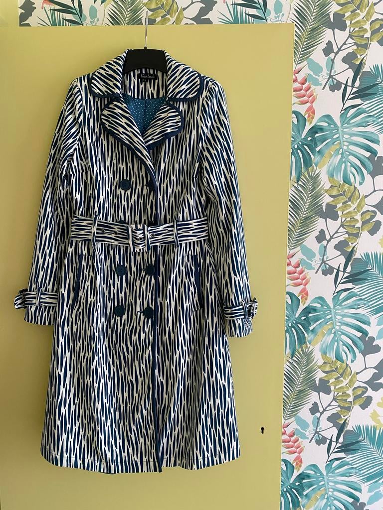 King Louie Trenchcoat - Maat S - Zeer Goede Staat, Ophalen of Verzenden, Zo goed als nieuw, Maat 36 (S)