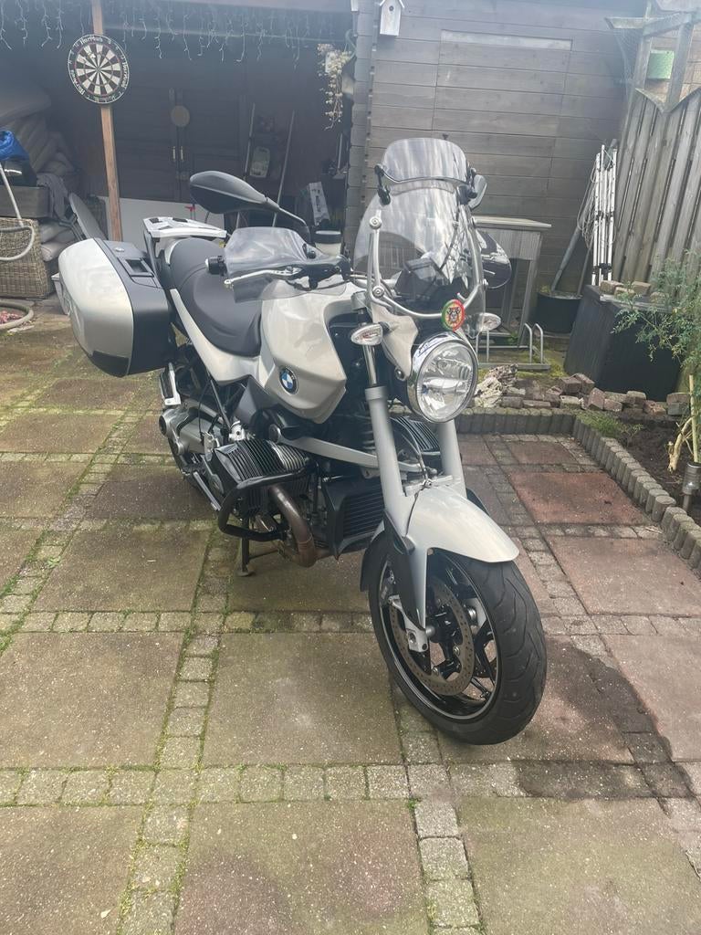 BMW R1200R 2008 met zij koffers en alarm, 2 cilinders, Occasion, Particulier, Meer dan 35 kW
