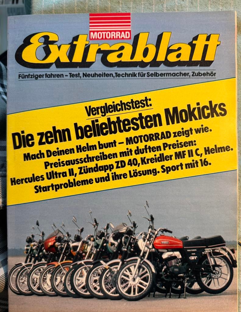 Test 1979 Modellen 50cc, Verzenden, Zo goed als nieuw, Motoren