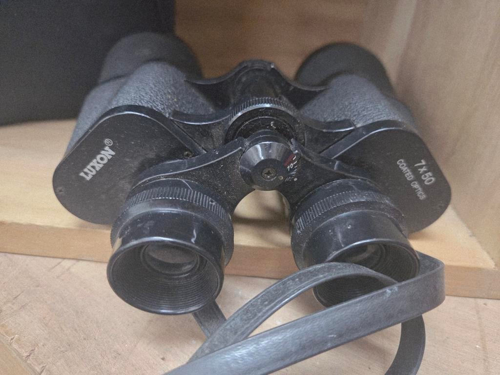 Luxon 7x50 Verrekijker met Tas - Coated Optics, Gebruikt, Minder dan 8x, Met hoes of tas, Porro (met knik)