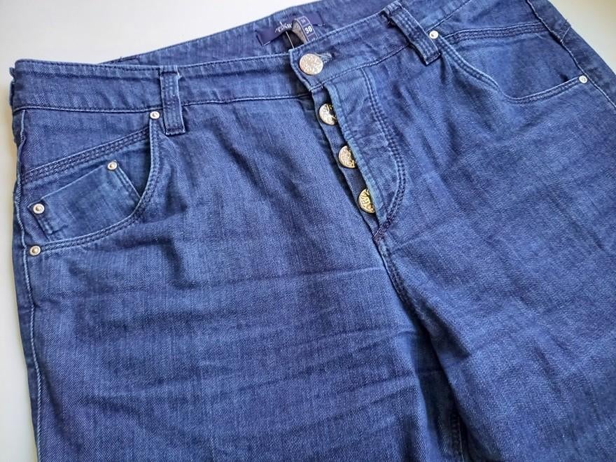 GARDEUR donkerblauwe broek, cosma2, maat 40-42, Kleding | Dames, Broeken en Pantalons, Maat 38/40 (M), Zo goed als nieuw, Lang