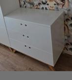 Bopita Lynn Commode met 3 Laden Wit/Naturel, Ophalen, 50 tot 70 cm, Zo goed als nieuw, 75 tot 100 cm