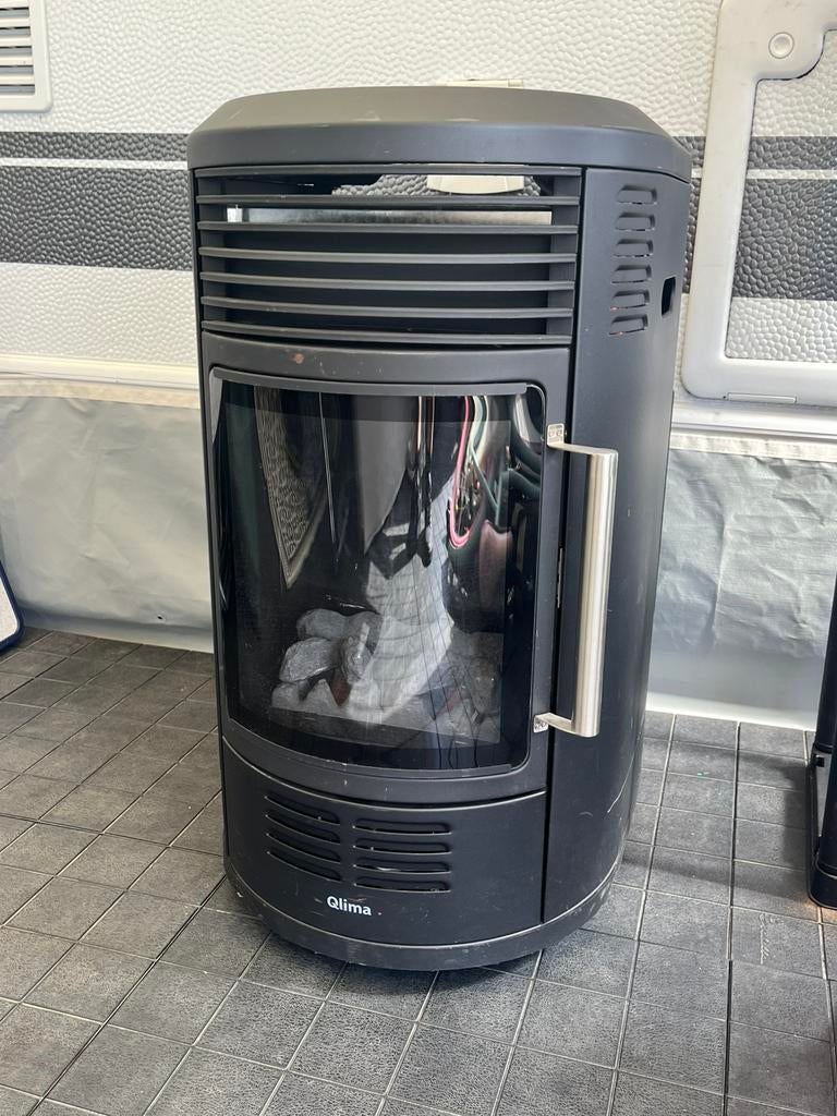 Qlima kachel op gas, Huis en Inrichting, Ophalen, Gebruikt, Gas, Vrijstaand