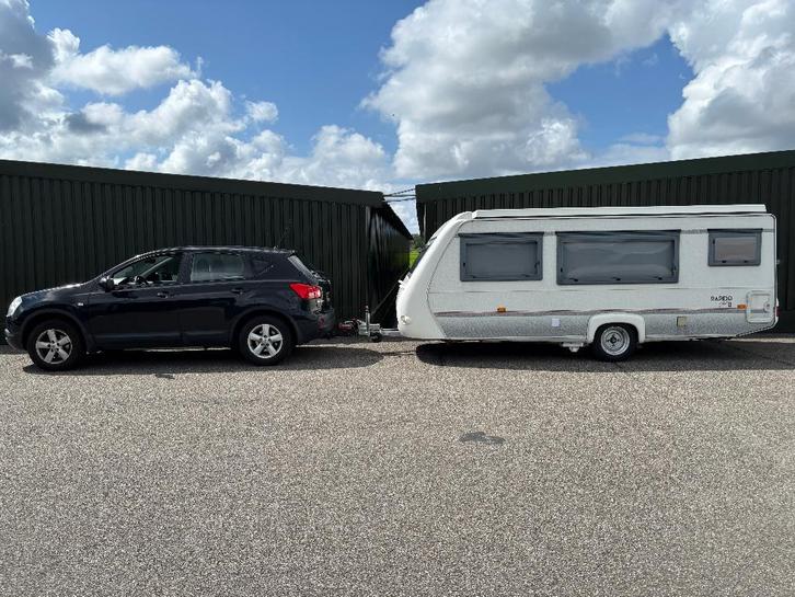 Caravan Rapido 42T, mover, nieuwe voortent en BOVAG gar., Caravans en Kamperen, Caravans, Particulier, tot en met 4, 750 - 1000 kg