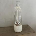 Sierfles, vaas, fles, decoratie, Overige kleuren, Ophalen of Verzenden, Minder dan 50 cm, Glas