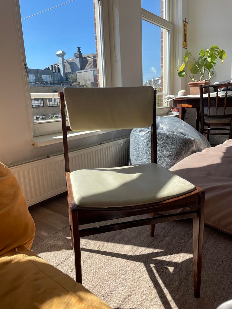 3x Eettafel stoelen - opknapper voor de liefhebber, Ophalen, Gebruikt, Hout, Drie
